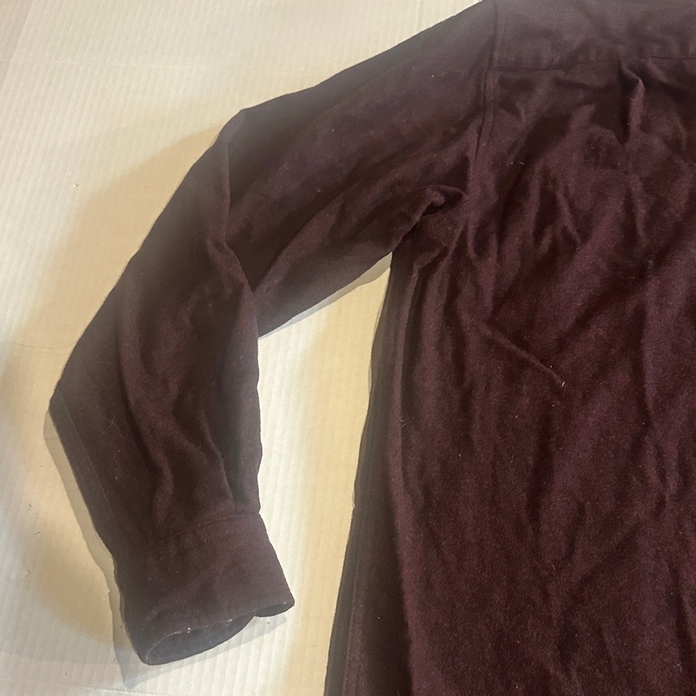 Pendleton Dark maroon black fitted Button-Up Shir… - image 9